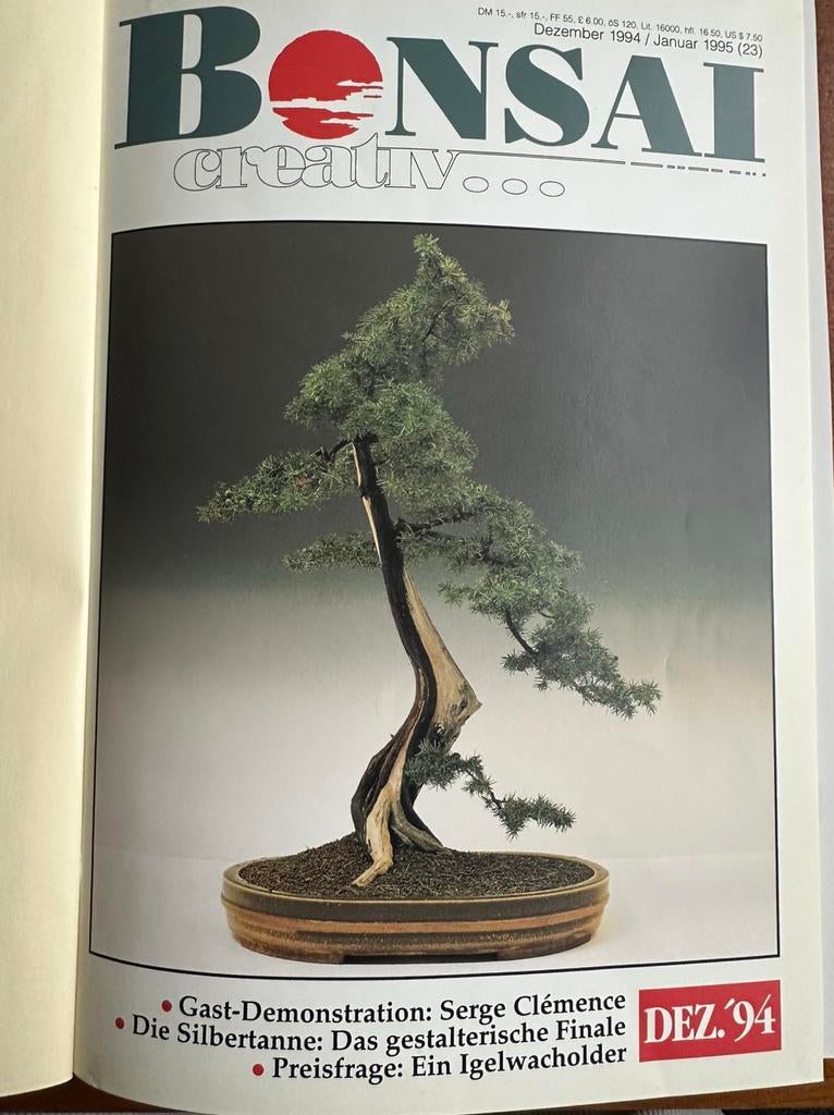 BONSAI Creativ... tijdschrift 1995 ingebonden, Boeken, Ophalen of Verzenden, Gelezen, Wetenschap en Natuur