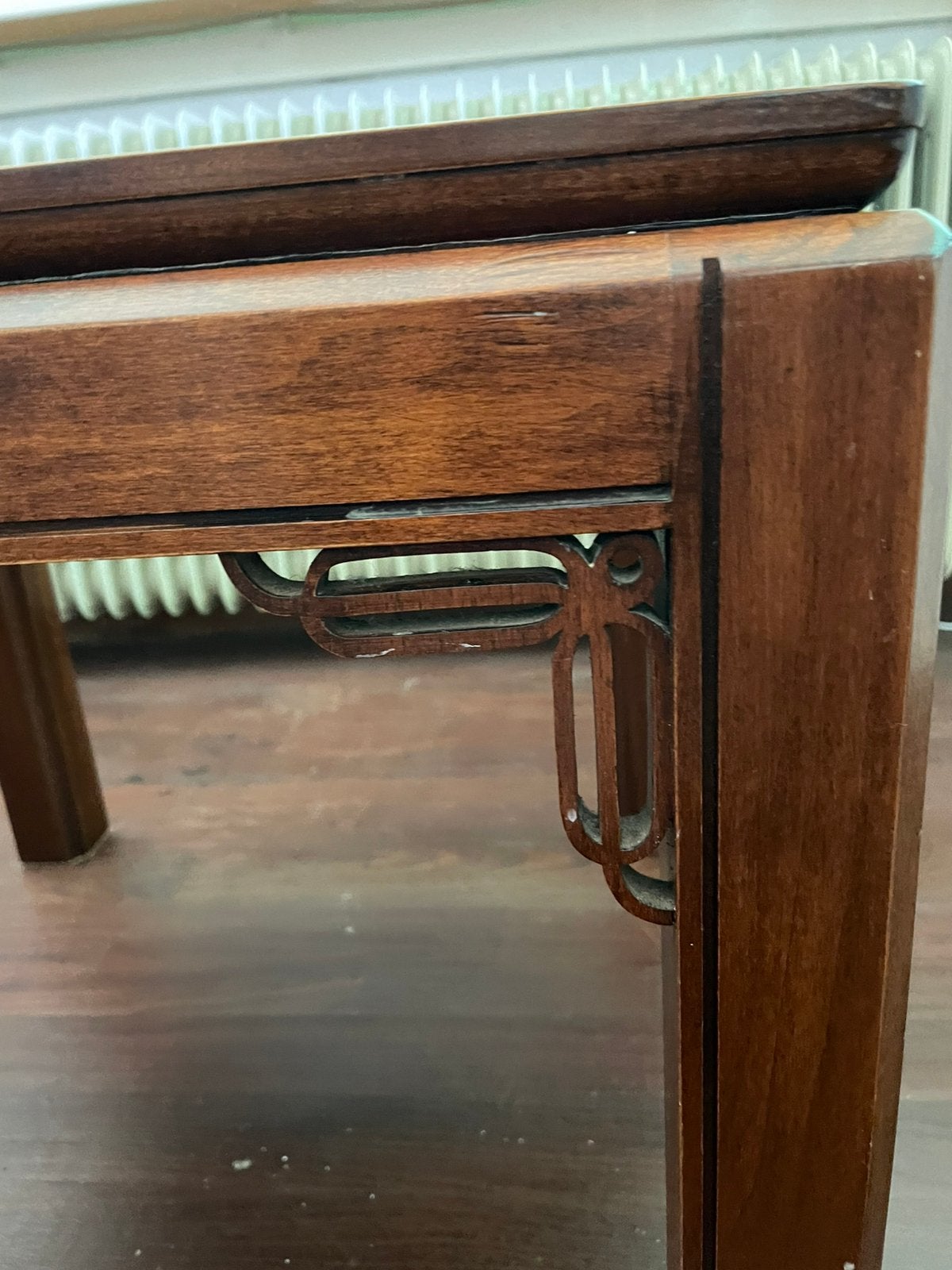 Foto 6 van Salontafel rechthoekig / Fiorini / 125 x 75 met glasplaat