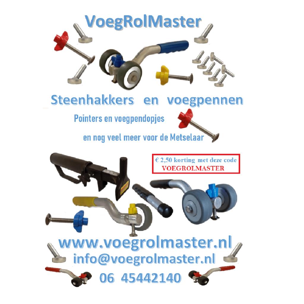 steenhakker steenkniper voegrolmaster hakker, Ophalen of Verzenden, Nieuw