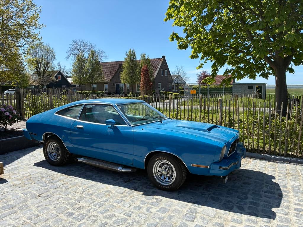 Ford Mustang II Mach 1, Auto's, Blauw, Handgeschakeld, Particulier, Blauw
