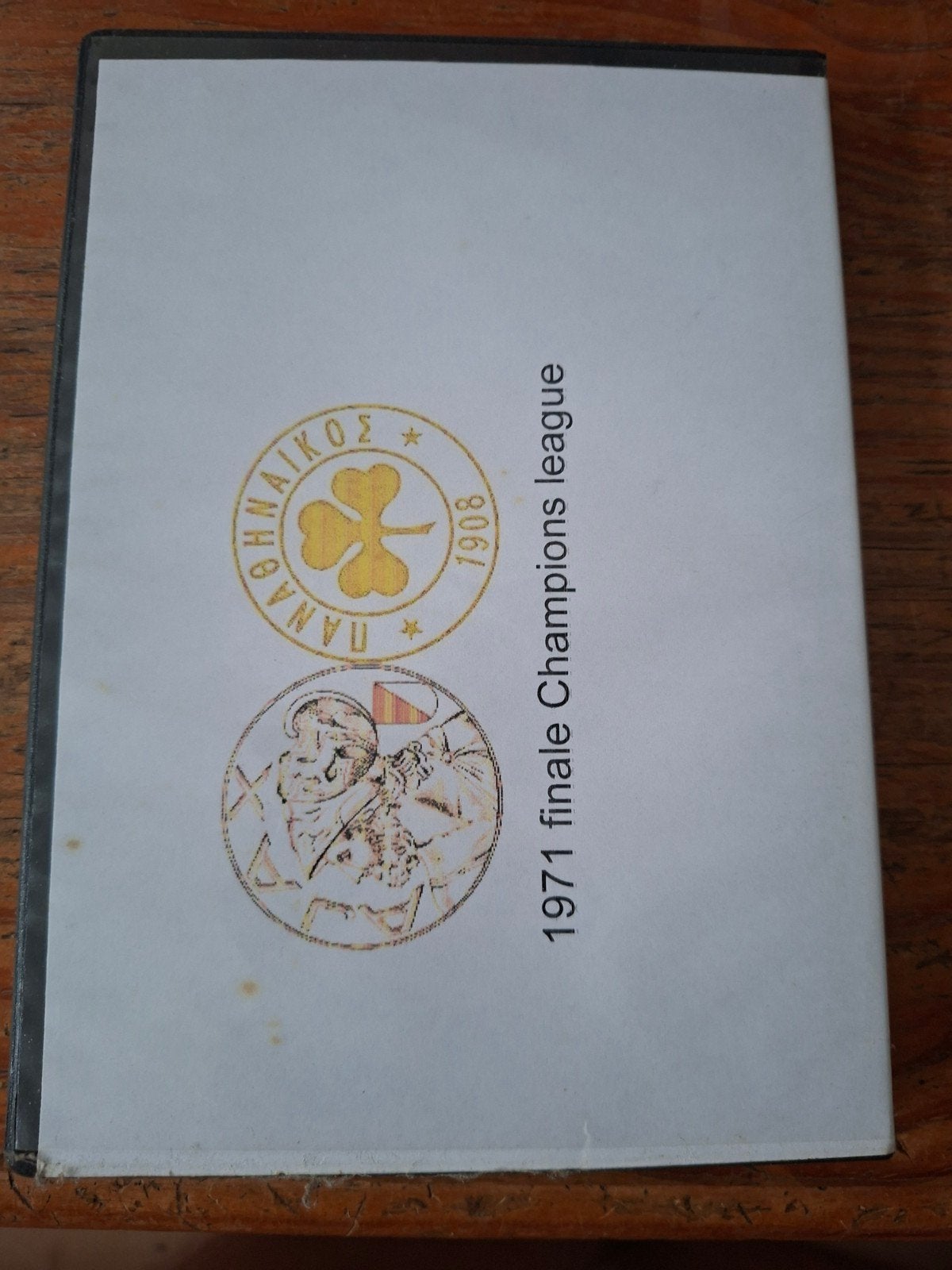 DVD - Ajax - Panathinaikos CL finale 71', Verzamelen, Sportartikelen en Voetbal, Ophalen of Verzenden, Zo goed als nieuw, Ajax