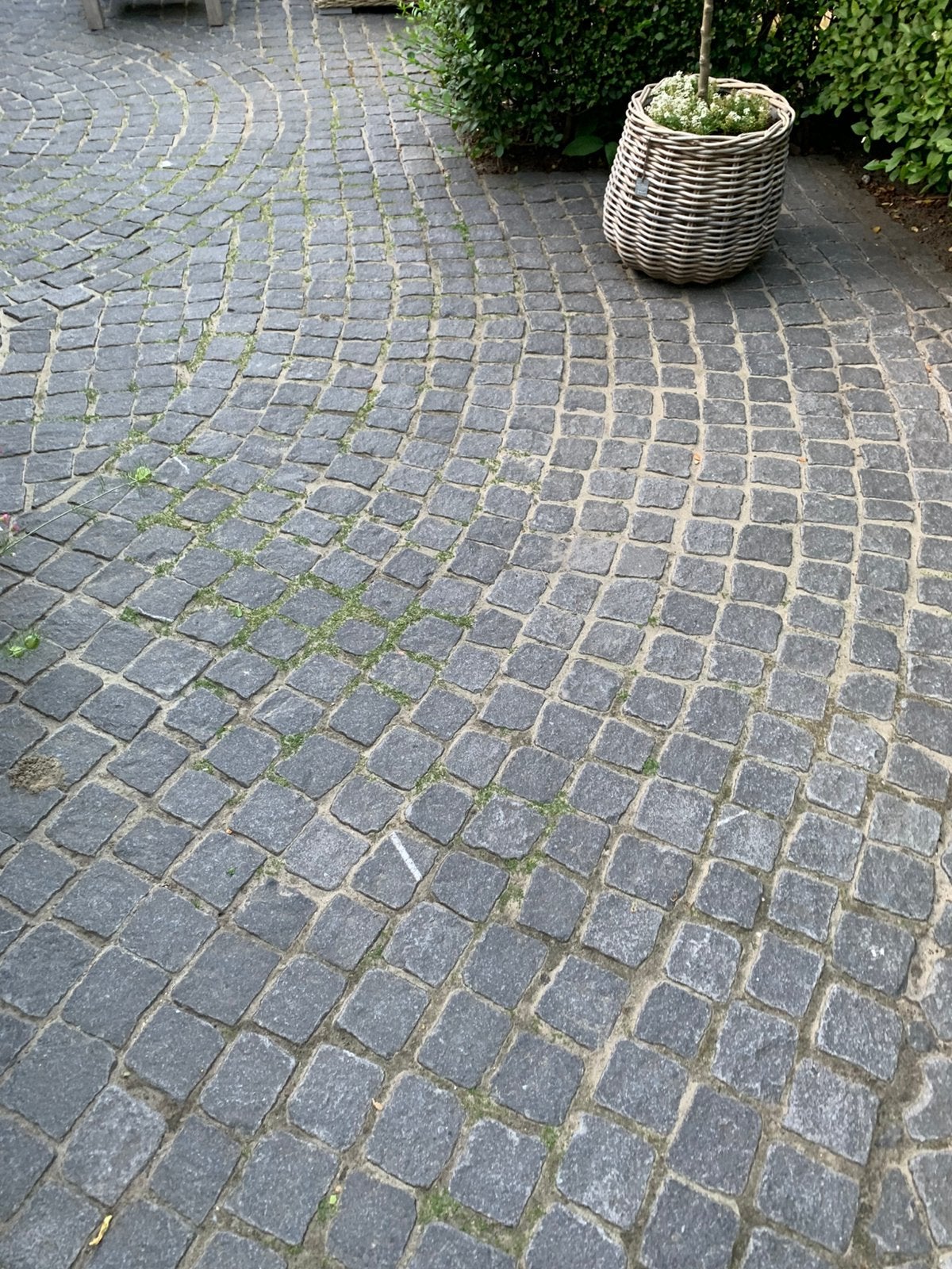 Portugees graniet tussen 9 en 11 cm .  Grijs, Ophalen, Klinkers, 5 tot 10 m², Zo goed als nieuw