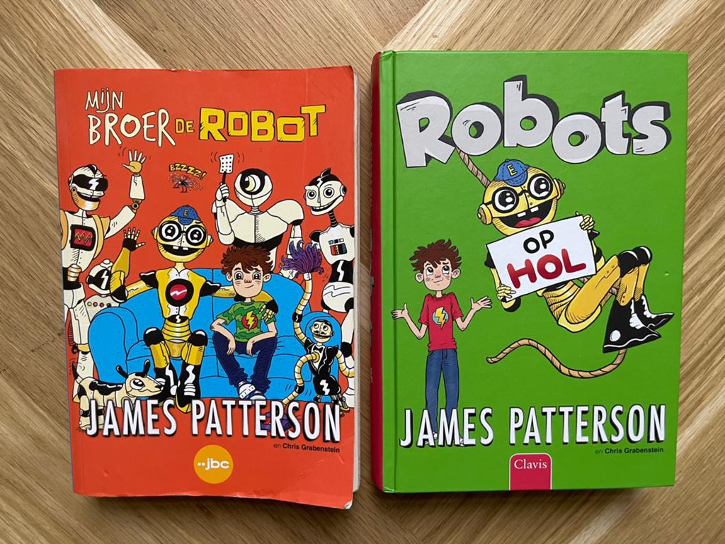 James Patterson - mijn broer de robot & Robots op hol, Ophalen of Verzenden, Zo goed als nieuw, James Patterson; Chris Grabenstein