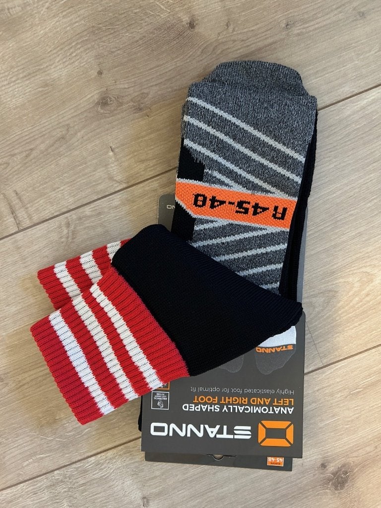 Stanno sokken 45-48 zwart wit / rood – HELEMAAL NIEUW, Maat XL, Ophalen of Verzenden, Nieuw, Overige typen