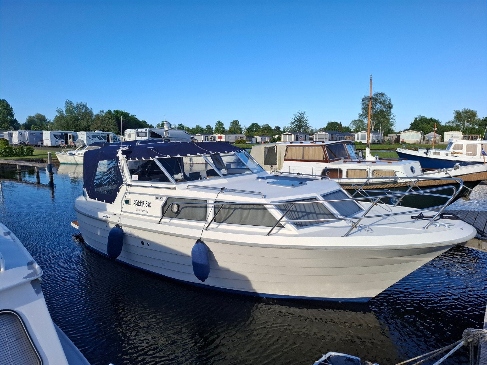 Agder 840 bj 1998 zeer net en goed onderhouden, Watersport en Boten, Ophalen, Overige merken, Binnenboordmotor, Diesel