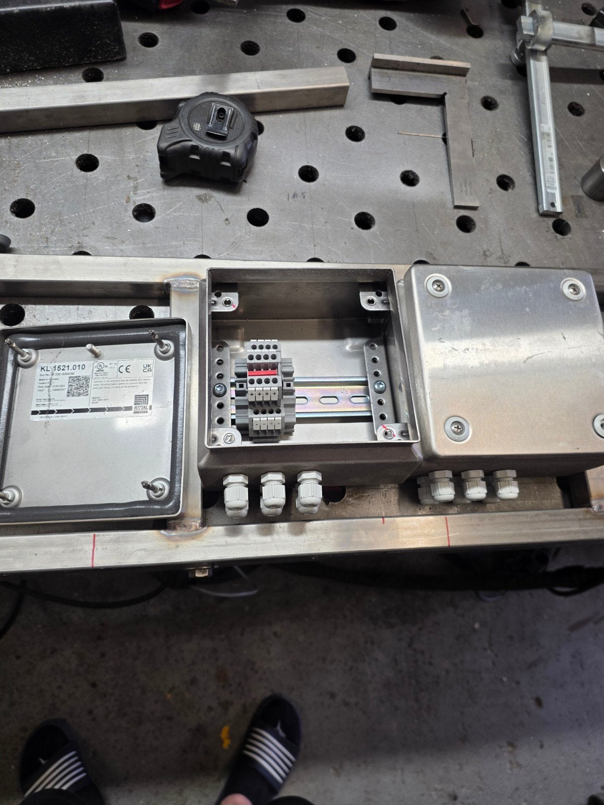 2x Rittal RVS Klemmenkast voor Elektra 150x150x80 mm, Ophalen of Verzenden