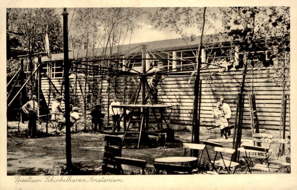 Amsterdam Speeltuin Schinkelhaven # 283, Verzenden, 1920 tot 1940, Gelopen, Noord-Holland