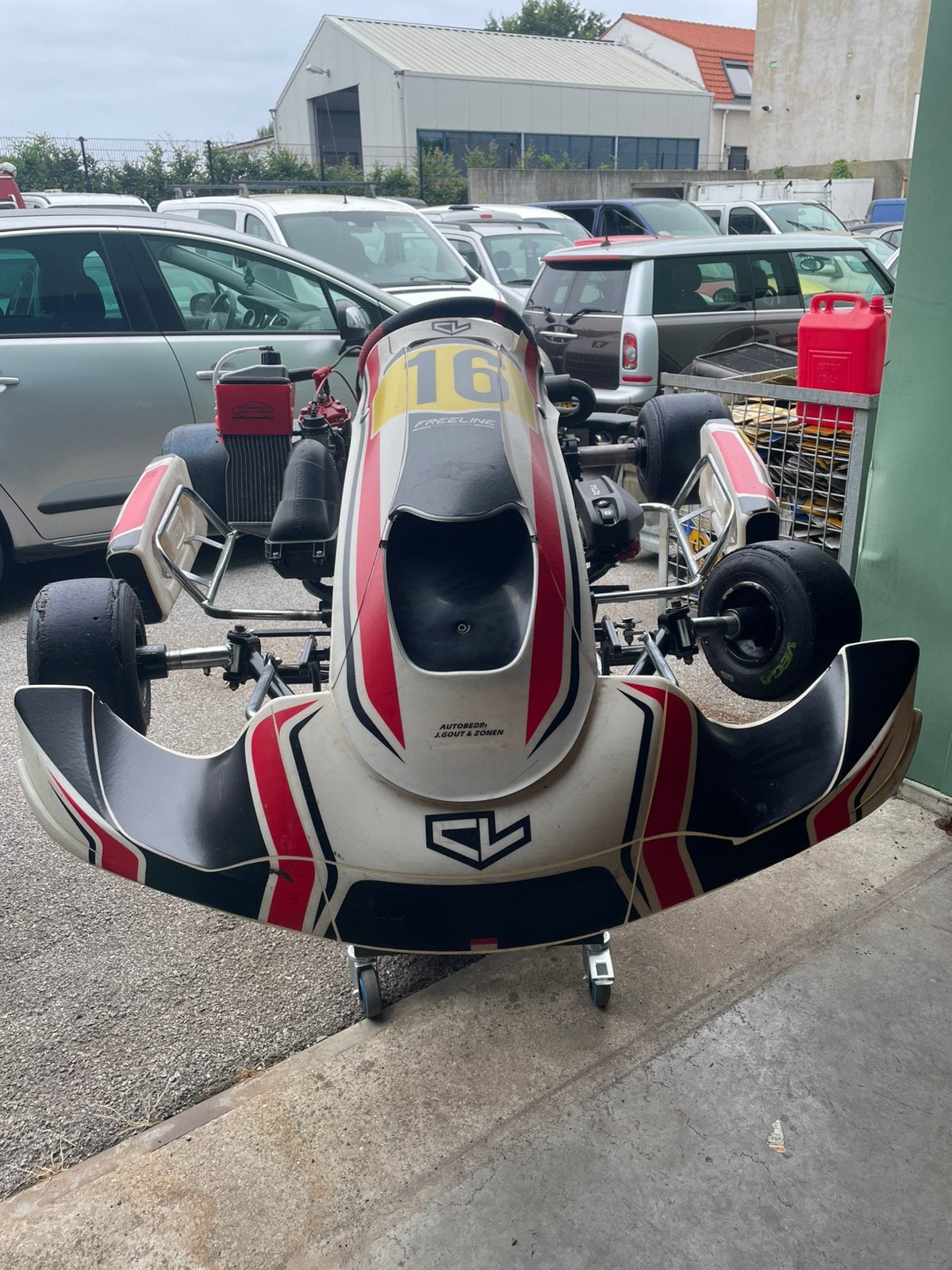 CL Birel Rotax max junior kart set rijklaar, Ophalen, Gebruikt, Kart