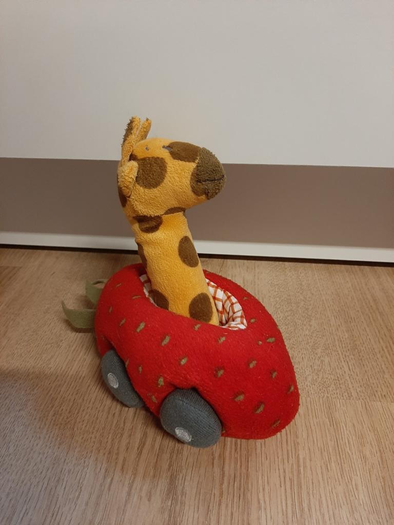 IKEA giraf in auto knuffeltje 17 cm, Ophalen of Verzenden