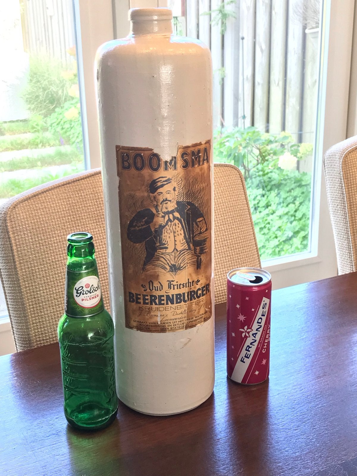 Grote Boomsma Oud Friesche Beerenburger Kruik (leeg), Ophalen of Verzenden