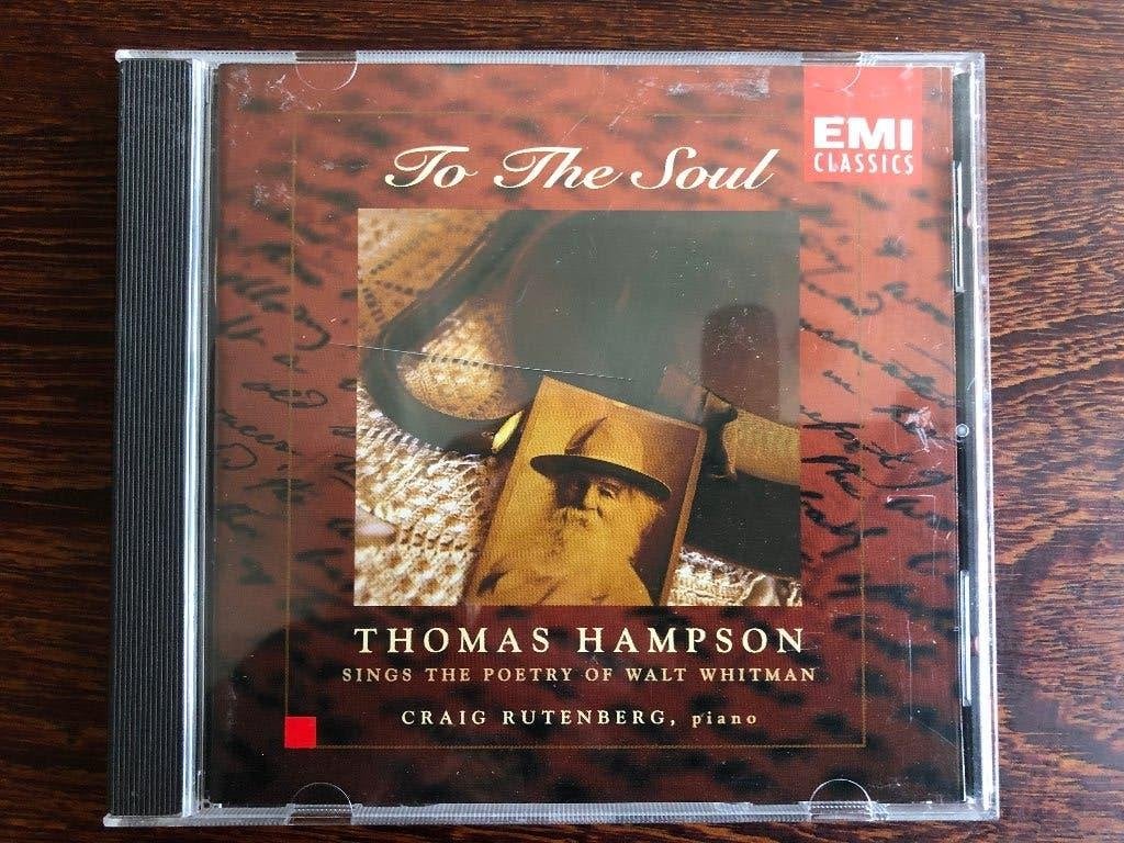 * Thomas Hampson Sings poetry Walt Whitman - To the soul, Ophalen of Verzenden, Romantiek, Zo goed als nieuw, Overige typen