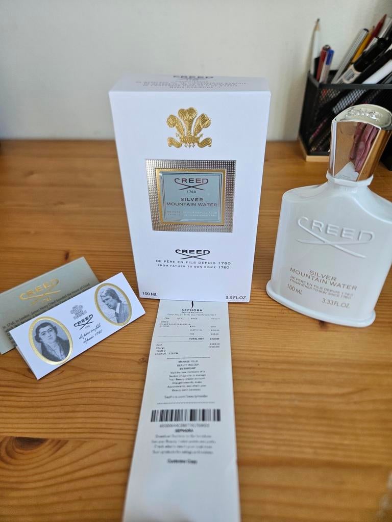 Creed silver mountain water 100 ML, Ophalen of Verzenden, Nieuw