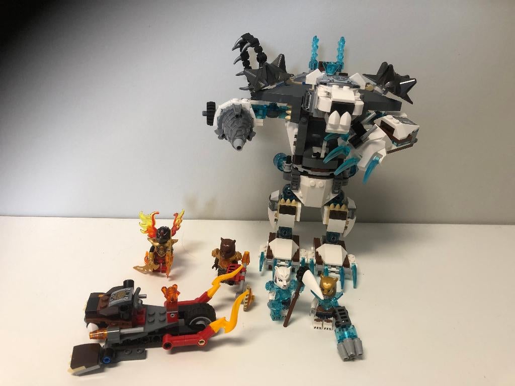 Lego chima 70223 Icebite’s Claw Driller - compleet, Lego, Ophalen of Verzenden, Complete set, Compleet