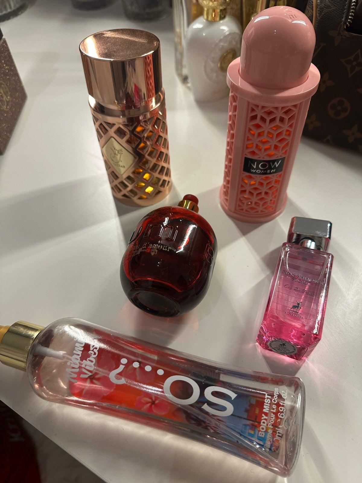 Parfumset – 5 heerlijke damesgeuren!, Ophalen of Verzenden, Gebruikt