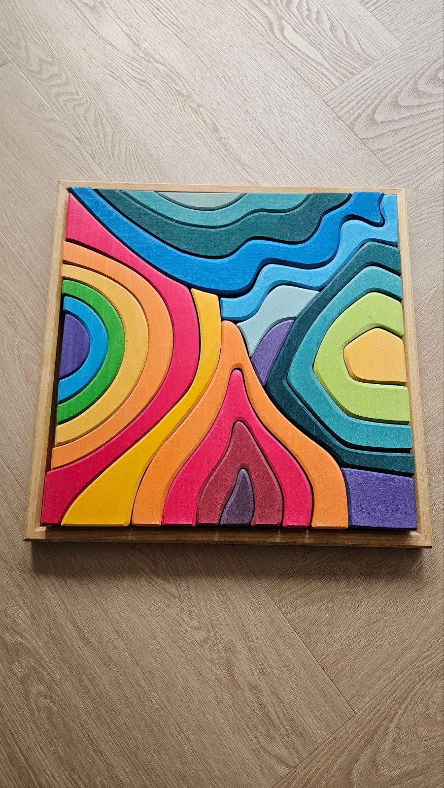 Grimms grote elementenpuzzel, Ophalen, Gebruikt