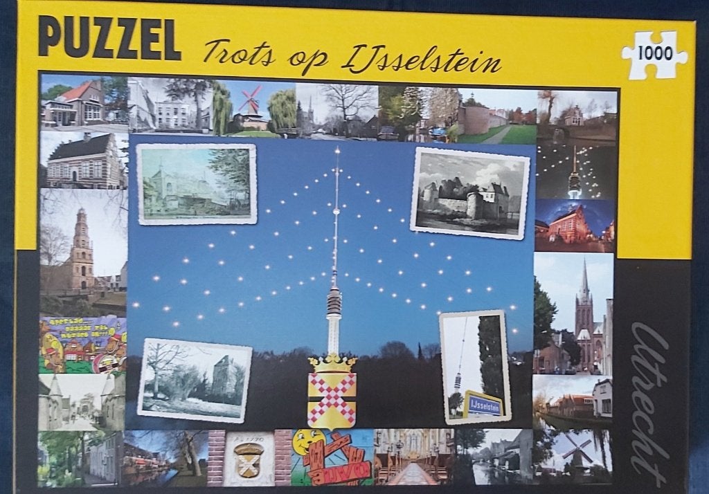 Puzzel IJsselstein, 1000, Ophalen of Verzenden, 500 t/m 1500 stukjes, Zo goed als nieuw, Legpuzzel