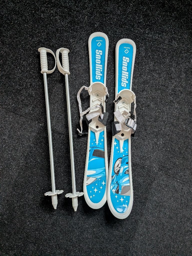 Kinder ski set met stokken, Sport en Fitness, Skiën en Langlaufen, Overige merken, Ophalen of Verzenden, Zo goed als nieuw, Skiën