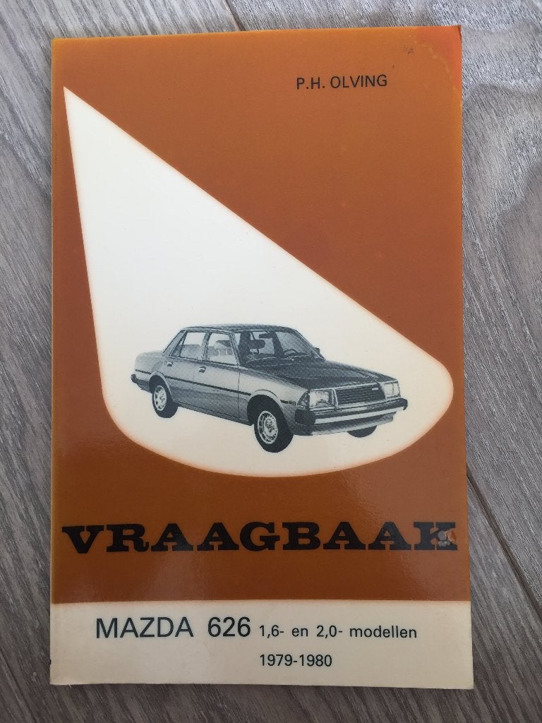 Vraagbaak Mazda 626 1.6 en 2.0 benzine 1979-1980, Auto diversen, Ophalen of Verzenden