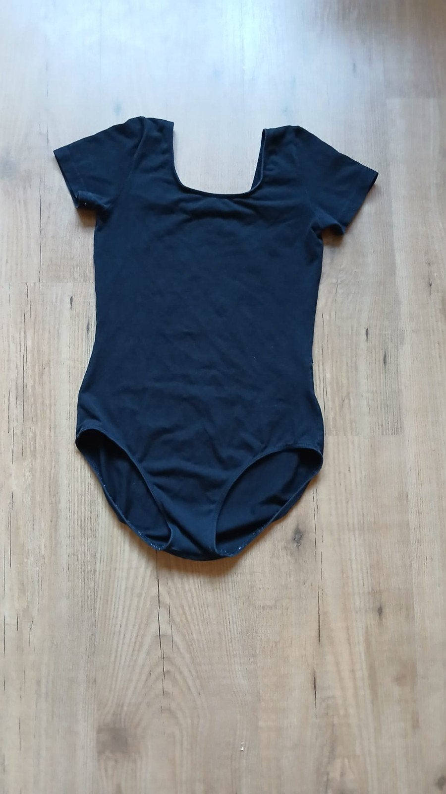 Papillon zwart balletpakje korte mouw maat 12, Sport en Fitness, Ballet, Ophalen of Verzenden, Kleding