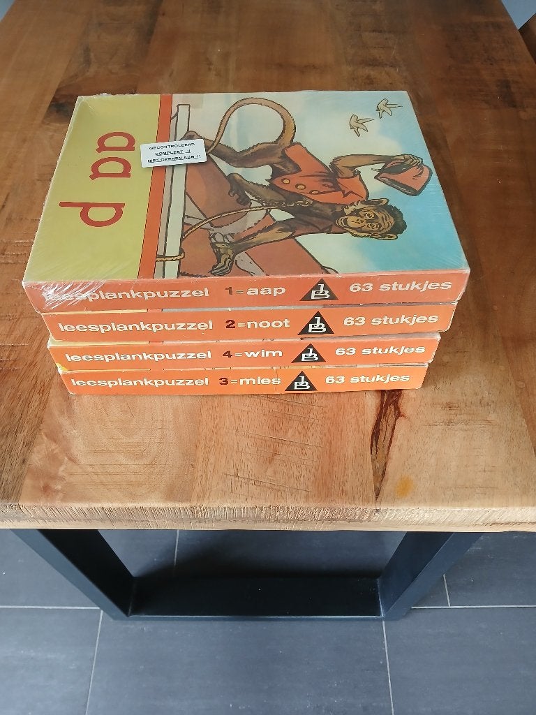 puzzels leesplankje, Ophalen of Verzenden, Minder dan 500 stukjes, Gebruikt