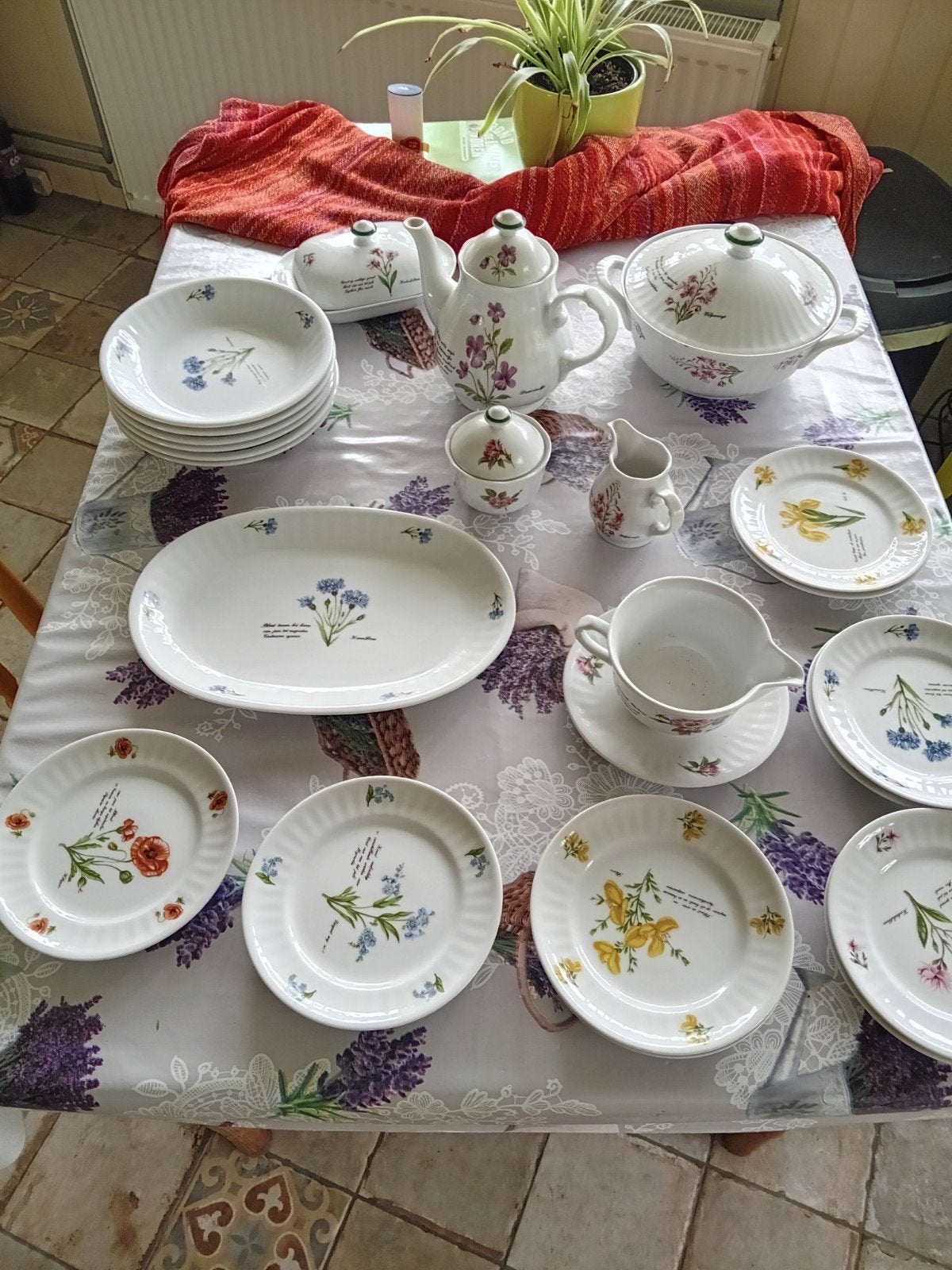 Marjolein Bastin libelle servies, Overige typen, Ophalen of Verzenden, Zo goed als nieuw, Overige stijlen