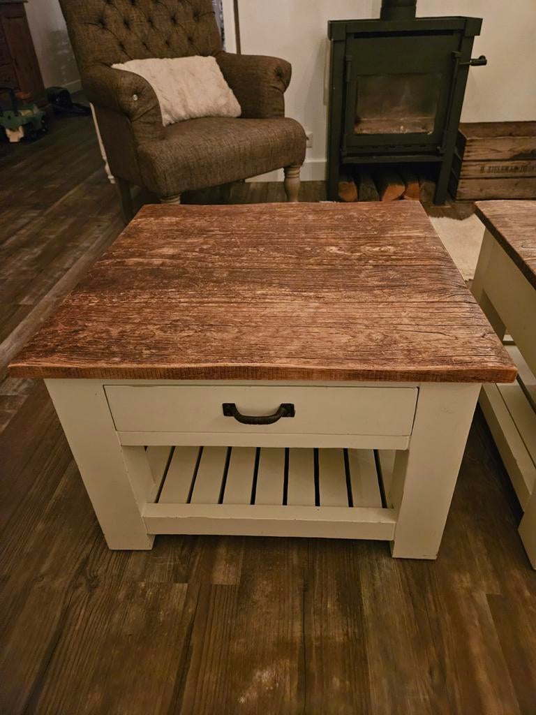 Twee Clermonti hoektafels, Ophalen, Gebruikt, 65 cm of meer, Minder dan 55 cm