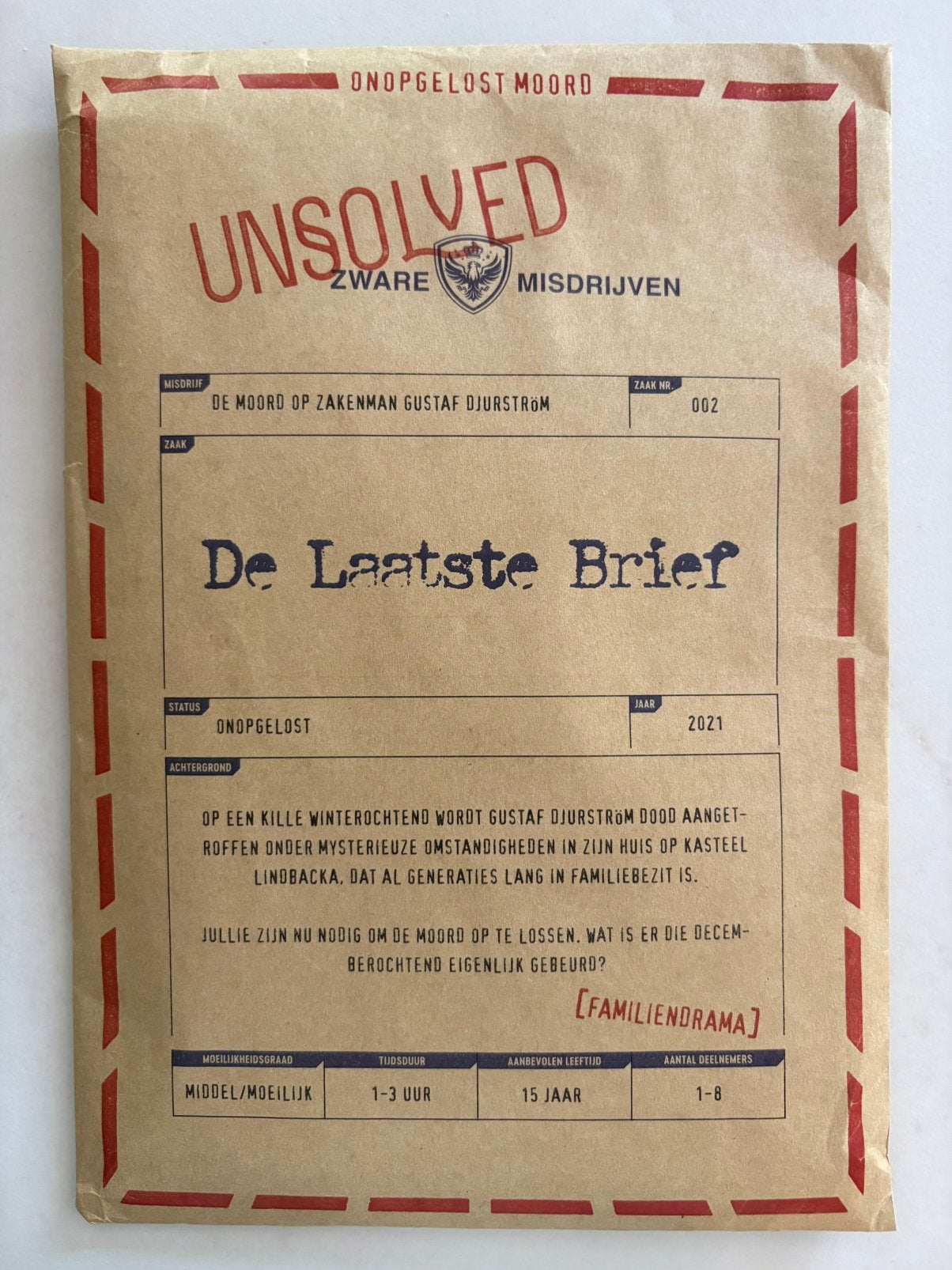 Unsolved - moorddossier De Laatste Brief, Ophalen, Voor 1920, Aandeel