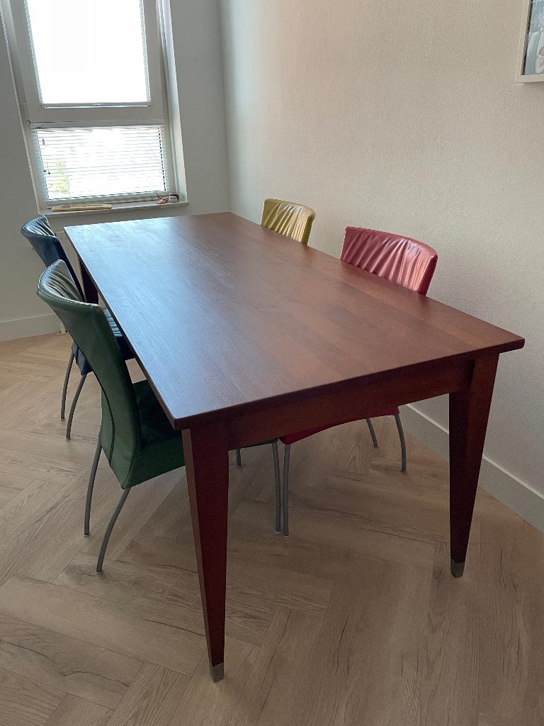 Prachtige massief houten tafel, niet beschadigd, Ophalen, Overige materialen, Gebruikt, Tradioneel