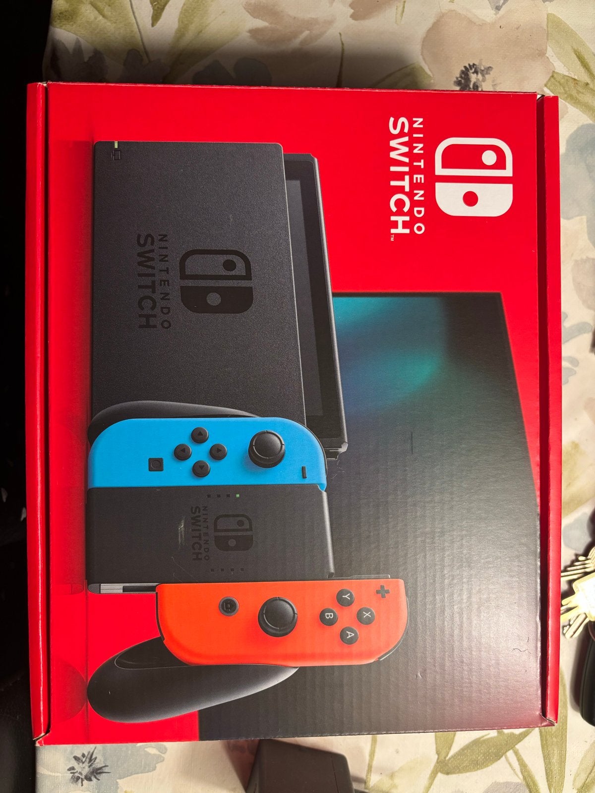 Nintendo Switch Original met 2 controllers, Spelcomputers en Games, Spelcomputers | Nintendo Switch, Ophalen of Verzenden, Zo goed als nieuw