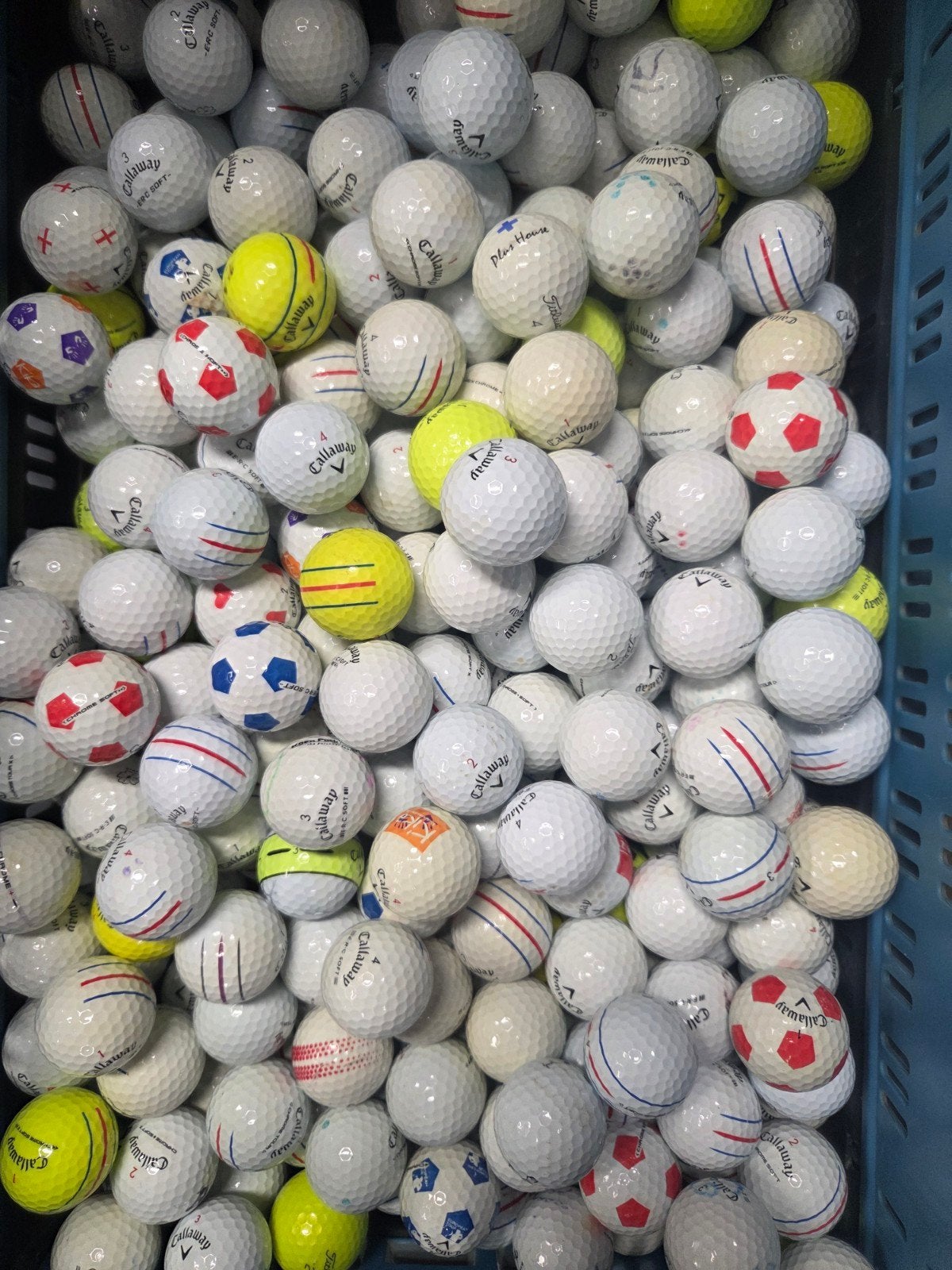 CALLAWAY CROME SOFT golfballen A kwaliteit, Sport en Fitness, Ophalen of Verzenden, Gebruikt, Bal(len), Callaway