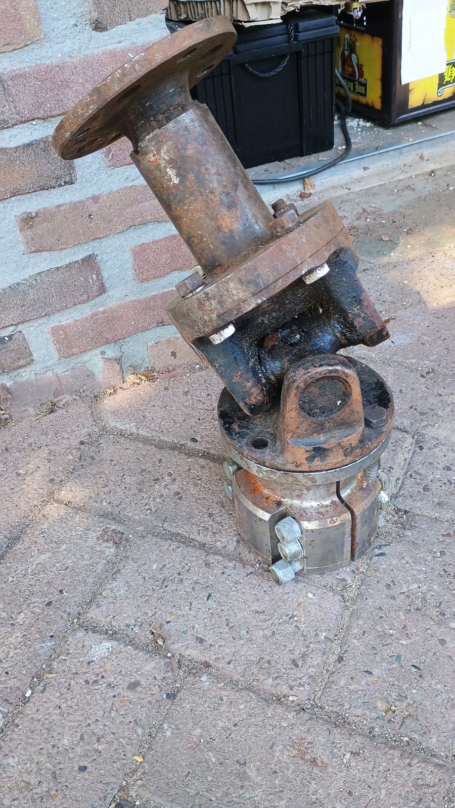 klemnaaf 50mm met kruiskoppeling Daf 575, Ophalen, Motor en Techniek, Zeilboot of Motorboot