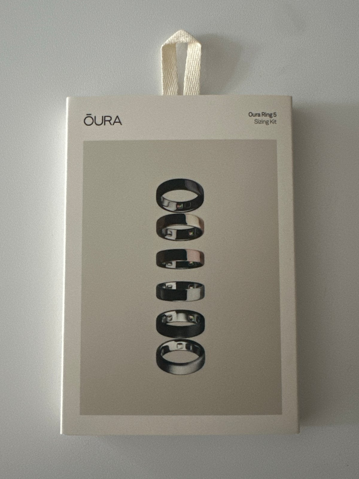 Oura Ring 5 Sizing Kit - Bepaal je perfecte maat, Kunststof, Zwart, Ophalen of Verzenden, Zo goed als nieuw