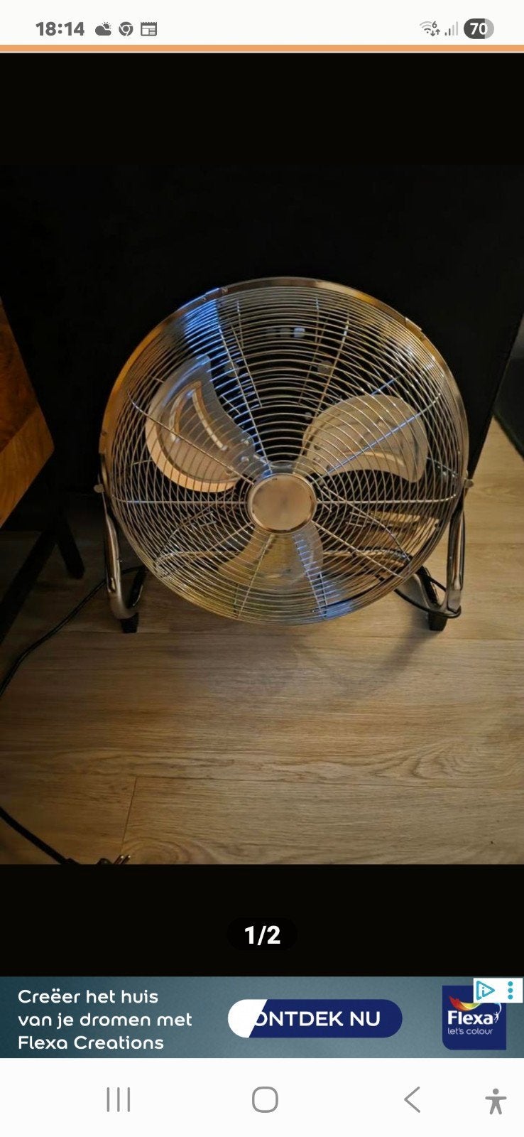 Zo goed als nieuwe ventilator, Ophalen of Verzenden