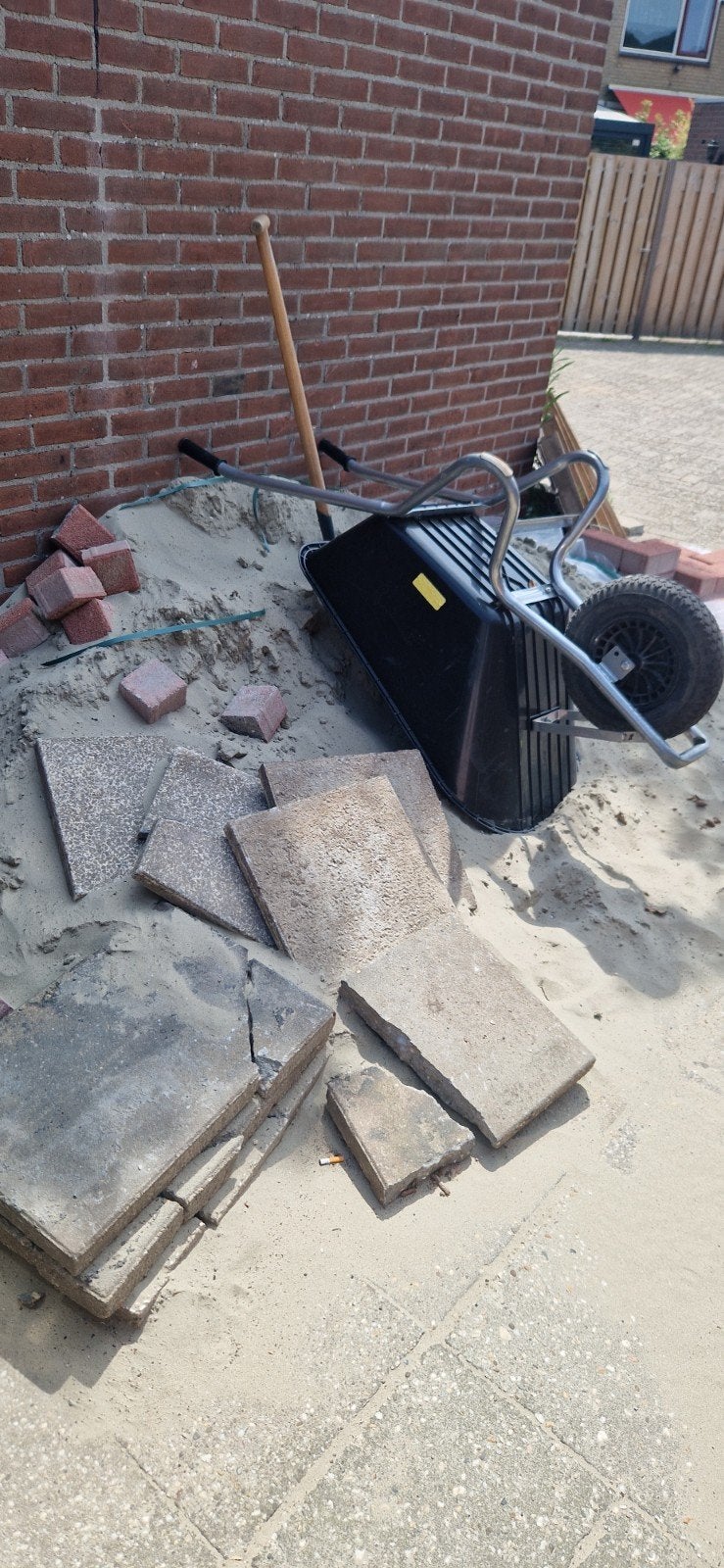 Gratis zand af te halen, Ophalen, Gebruikt, Ophoogzand