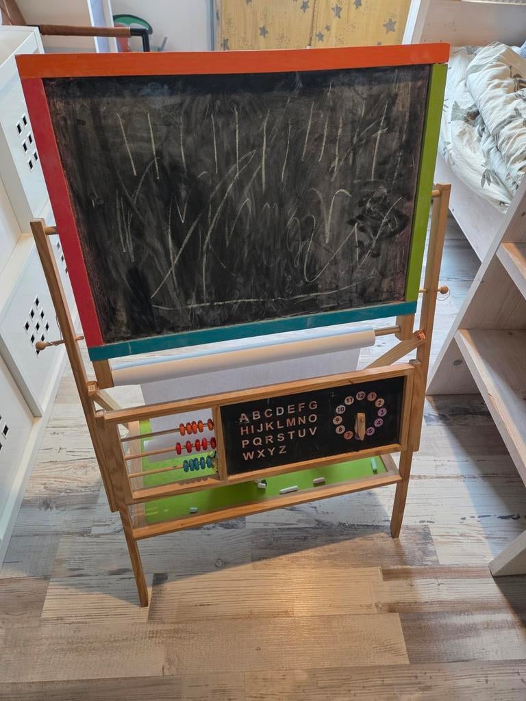 Tekenbord met krijtjes en magneetjes, Ophalen, Knutselen