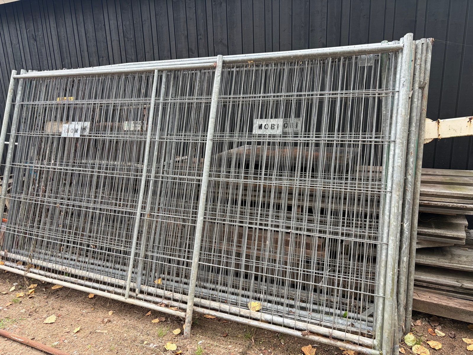 12 Bouwhekken met kunststof voeten, Ophalen, Gebruikt, Overige typen, 2 tot 5 meter