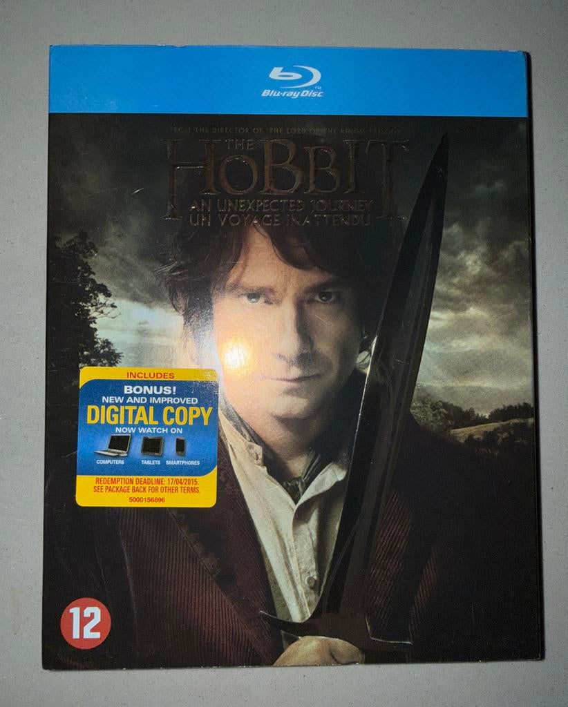 De hobbit an unexpected journey bluray als nieuw, Cd's en Dvd's, Blu-ray, Ophalen of Verzenden, Zo goed als nieuw