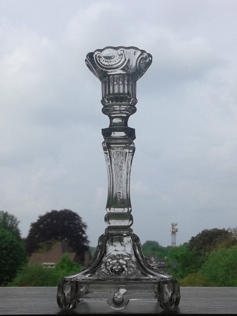 Kandelaar Fenner Glashütte Art Deco, Ophalen of Verzenden, Koper of Brons