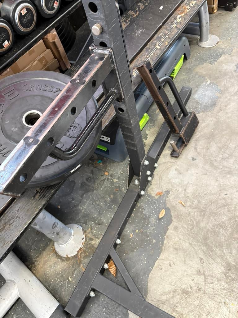 Crossmaxx squat rek rack, Ophalen, Gebruikt, Zwart, Squat rek