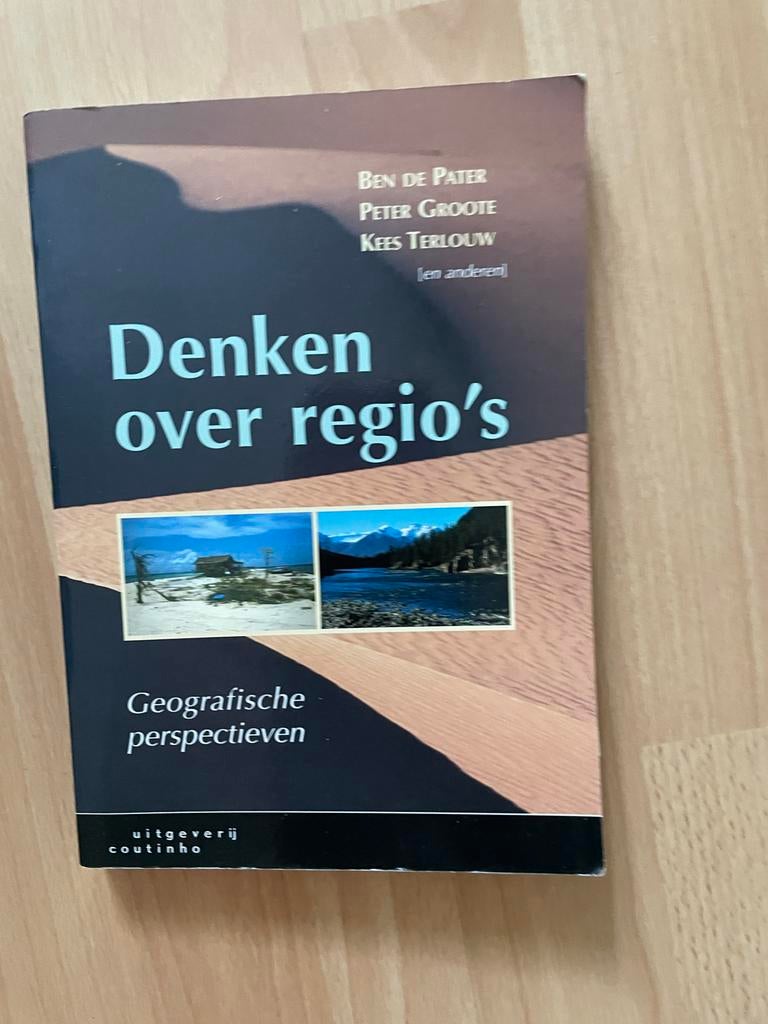 Denken over regio's: Geografische perspectieven, Boeken, Ophalen of Verzenden, Gamma, Gelezen, HBO