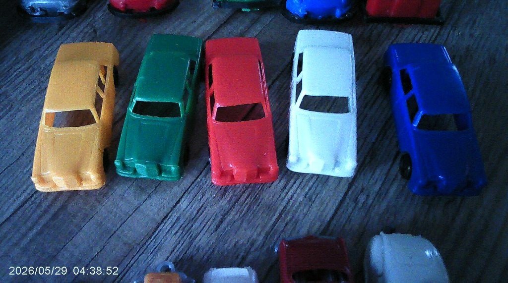 Vintage Plastic auto's jaren 60/70/80 met Koffertje, Ophalen of Verzenden, Gebruikt, Auto