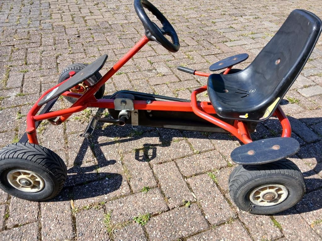 Berg midi skelter met trekhaak en verstelbaar stoeltje, Ophalen, Gebruikt, Berg, Met kar of aanhanger