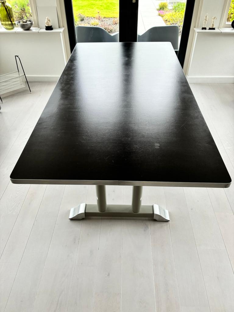 Tenentafel Dutch Originals / Gispen 2.00 x 1.00 meter, Huis en Inrichting, Tafels | Eettafels, Gebruikt, 100 tot 150 cm, 200 cm of meer