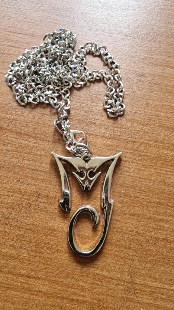 Michael Jackson MJ Logo Hanger Ketting, Verzenden, Gebruikt
