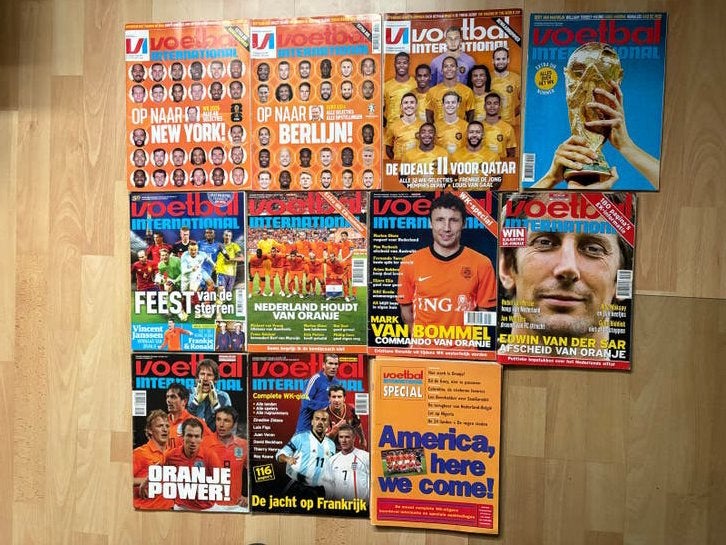 Voetbal International WK en EK magazines, Ophalen of Verzenden, Gelezen, Sport en Vrije tijd