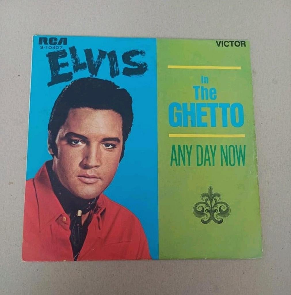 Elvis Presley  - In The Ghetto, Cd's en Dvd's, Vinyl Singles, Gebruikt, 7 inch, Single, Ophalen of Verzenden