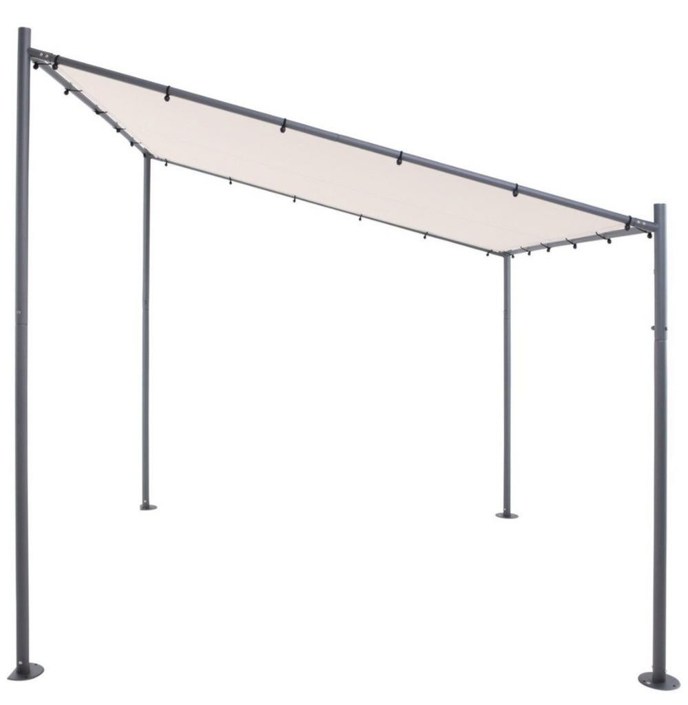 SORARA Milano Overkapping / Paviljoen 285 x 300 cm Zand, Tuin en Terras, Overkappingen, Zo goed als nieuw, Tuinpaviljoen, Ophalen