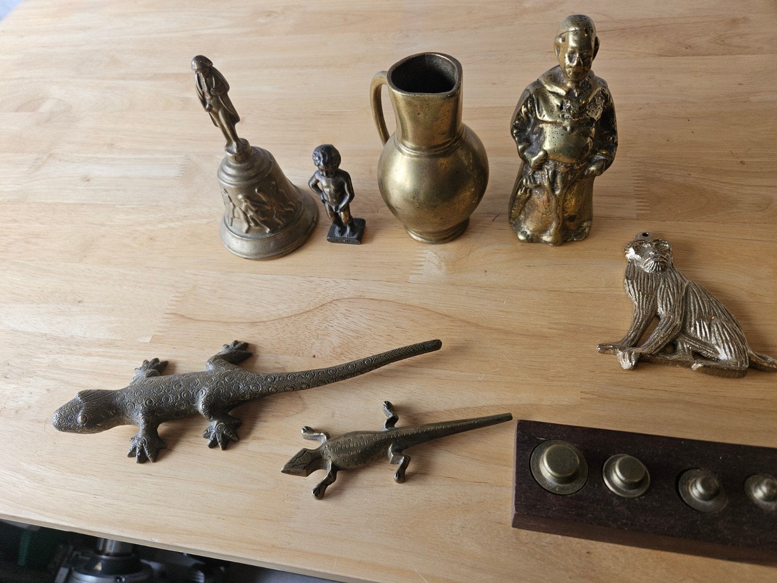 Diverse messing figuren en decoratie, Ophalen of Verzenden