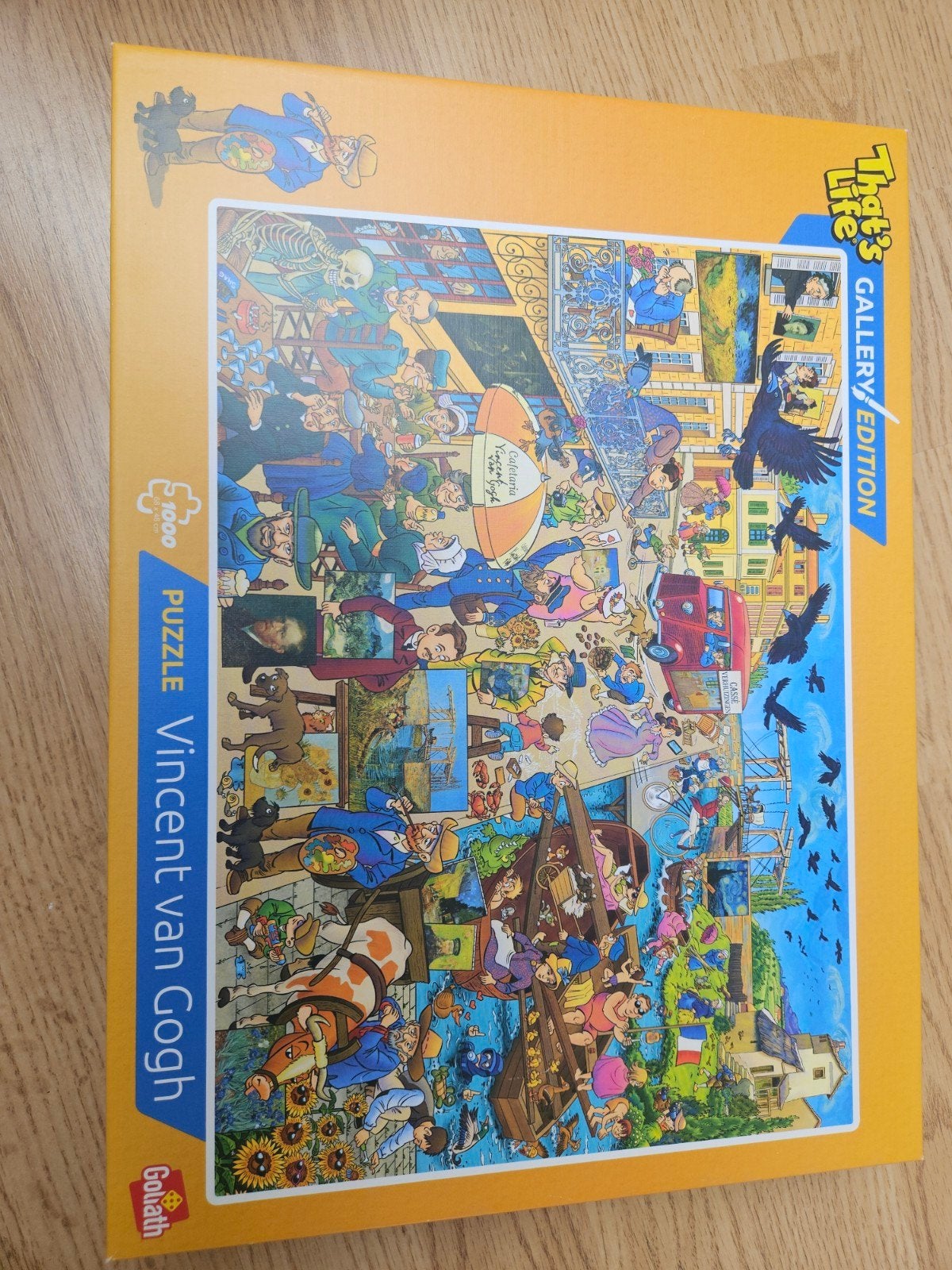 Goliath That's Life Vincent van Gogh 1000 stu, Een of twee spelers, Ophalen, Gebruikt, Goliath