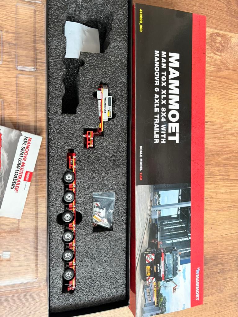 Mammoet manoovr 6 as, Hobby en Vrije tijd, Modelauto's | 1:50, Ophalen of Verzenden, Zo goed als nieuw, Bus of Vrachtwagen, Wsi